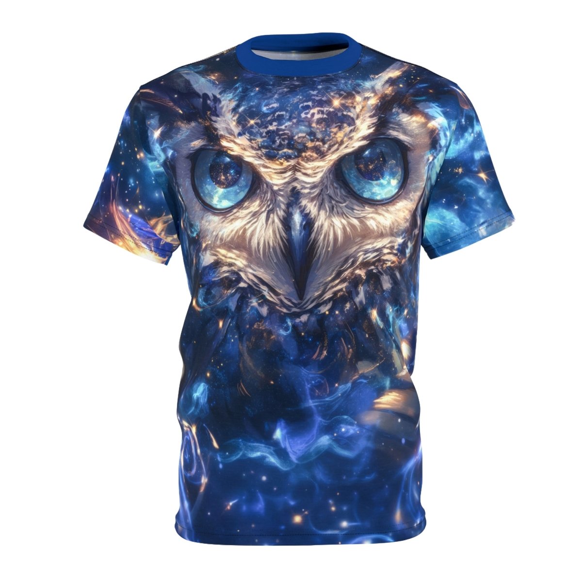 Galaxy Owl T-Shirt (AOP) - Elegant Deer