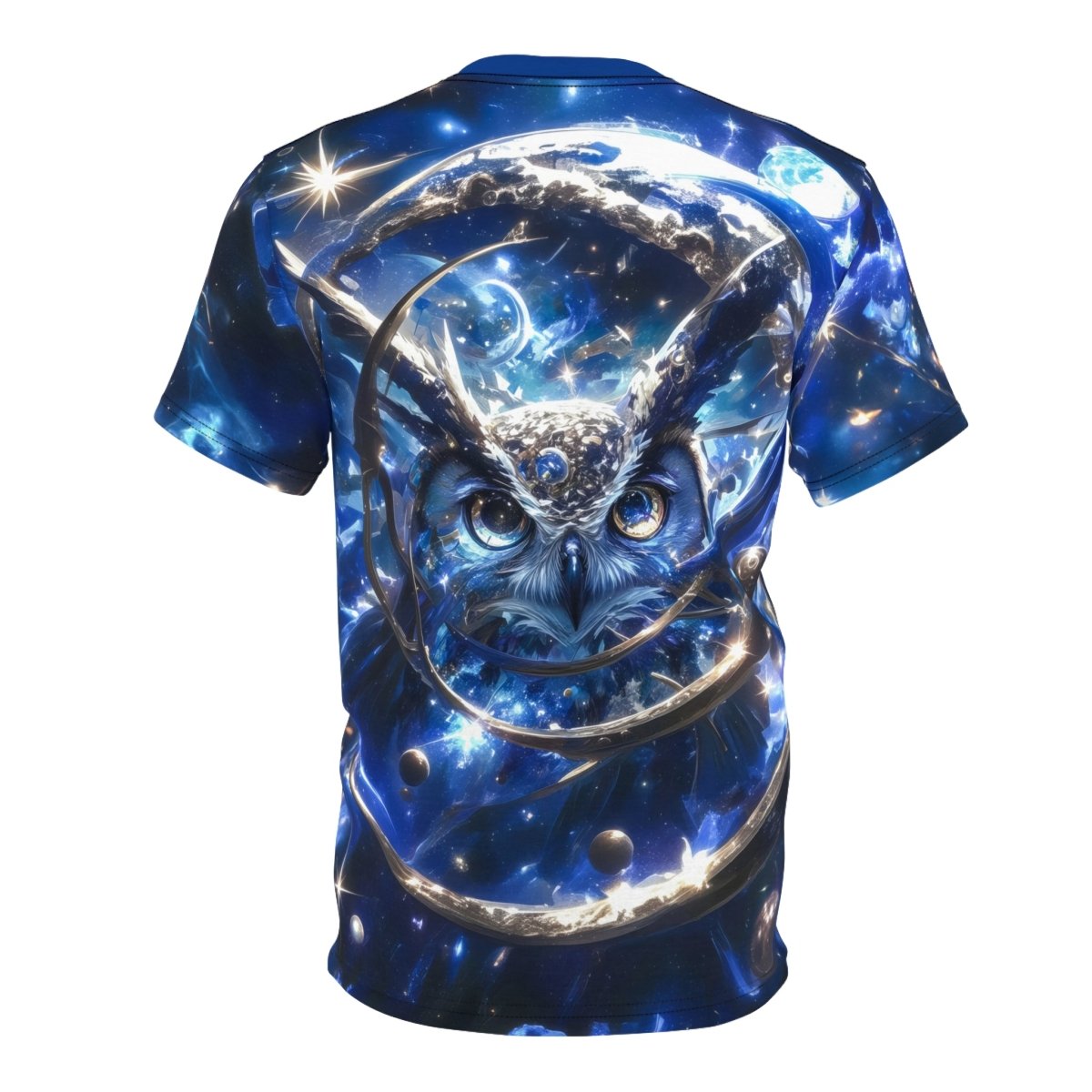 Galaxy Owl T-Shirt (AOP) - Elegant Deer