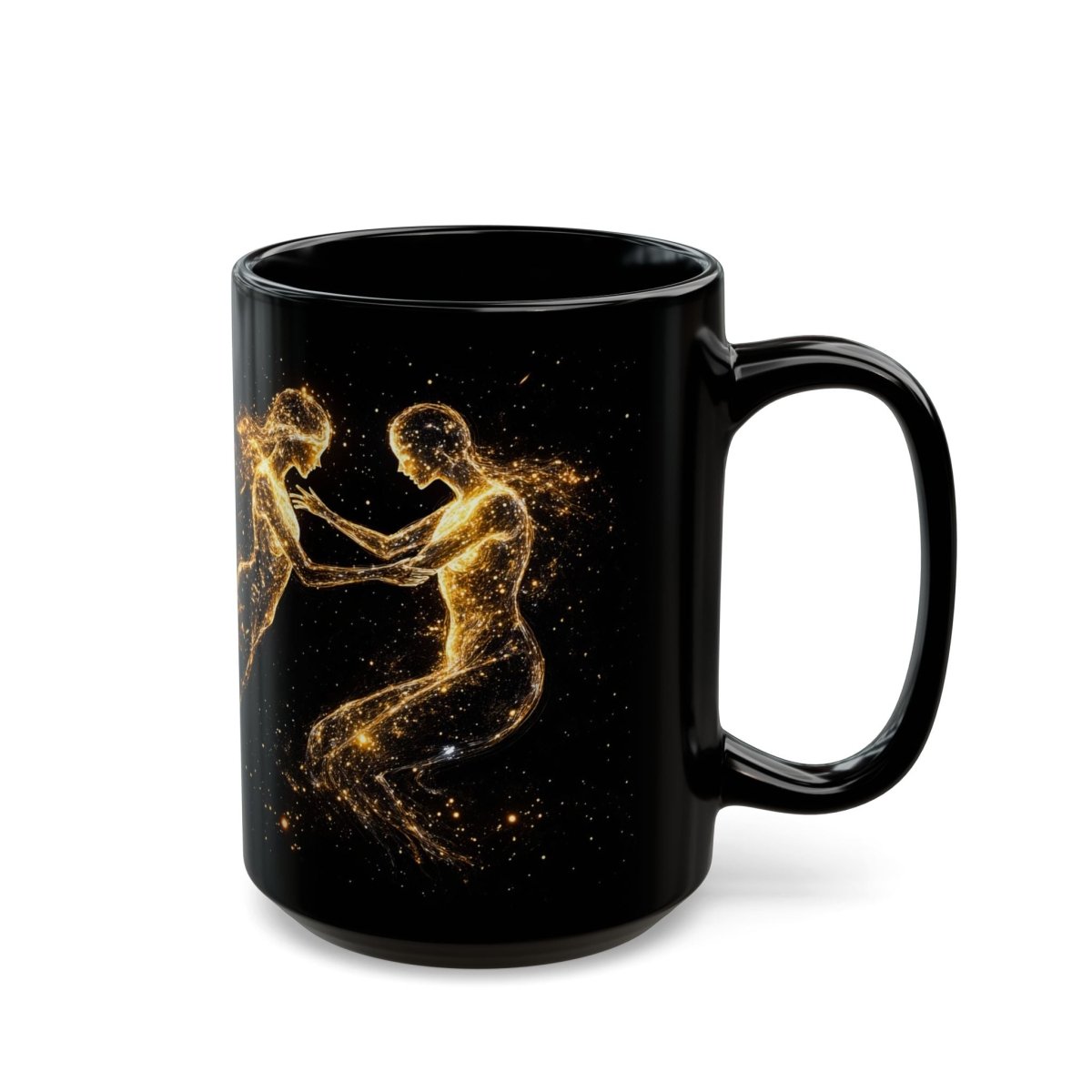Gemini Mystical Glow Mug ♊ ✨ - Elegant Deer