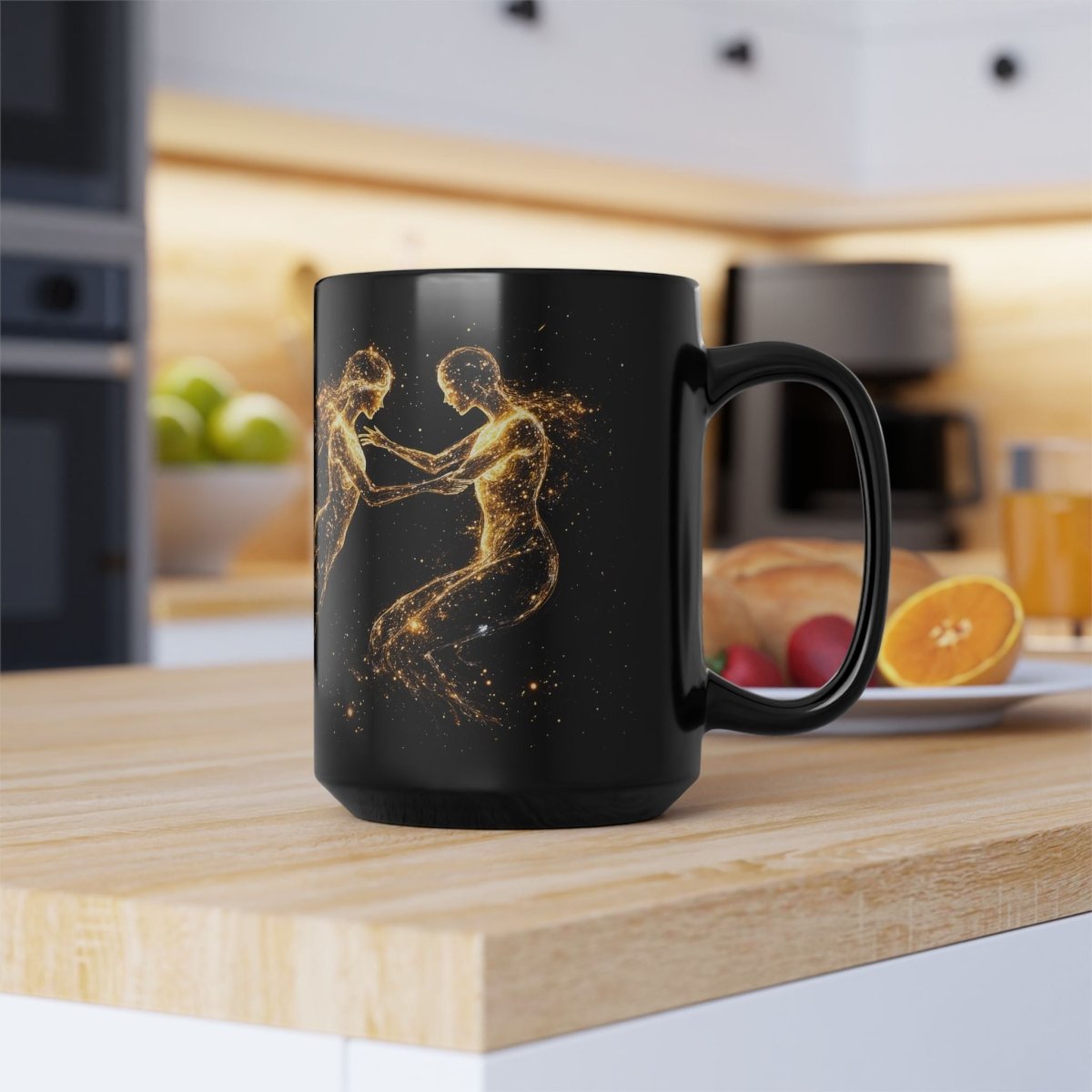 Gemini Mystical Glow Mug ♊ ✨ - Elegant Deer