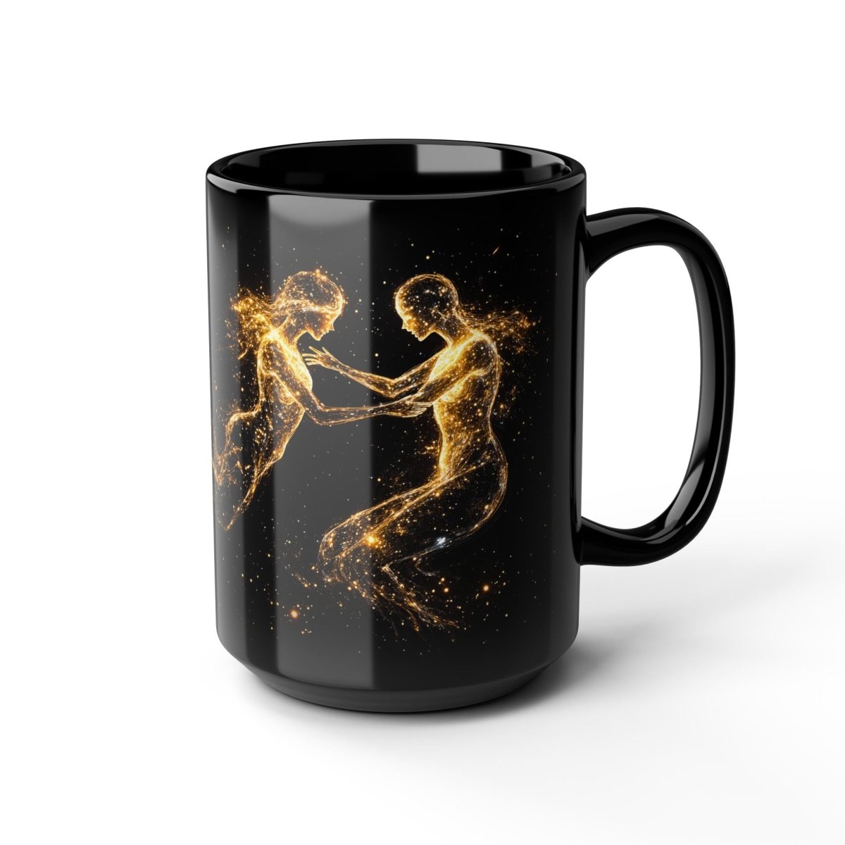 Gemini Mystical Glow Mug ♊ ✨ - Elegant Deer