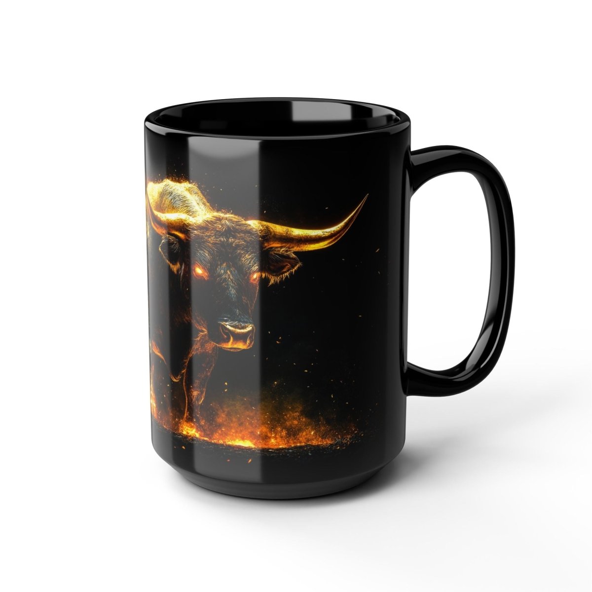 π₯ Infernal Bull β Fiery Strength Mug πβ - Elegant Deer