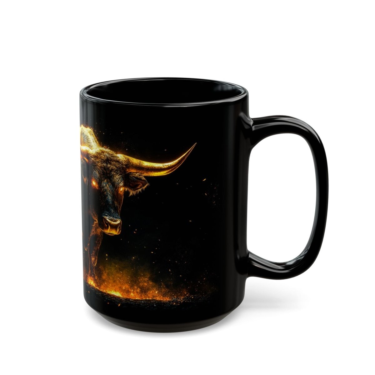 π₯ Infernal Bull β Fiery Strength Mug πβ - Elegant Deer