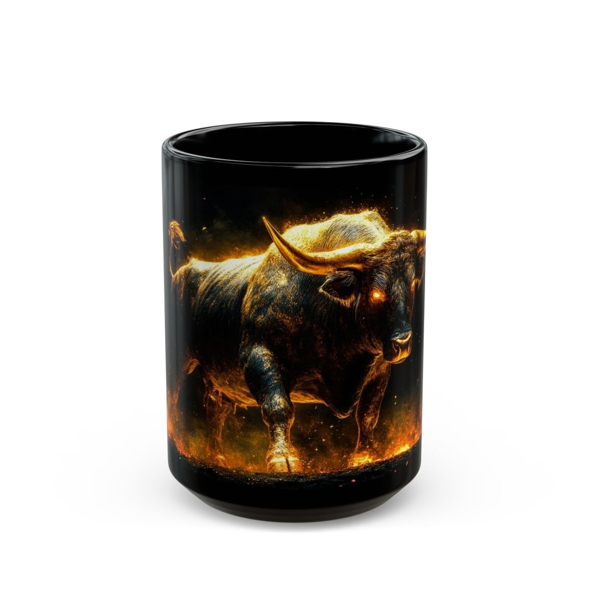 π₯ Infernal Bull β Fiery Strength Mug πβ - Elegant Deer