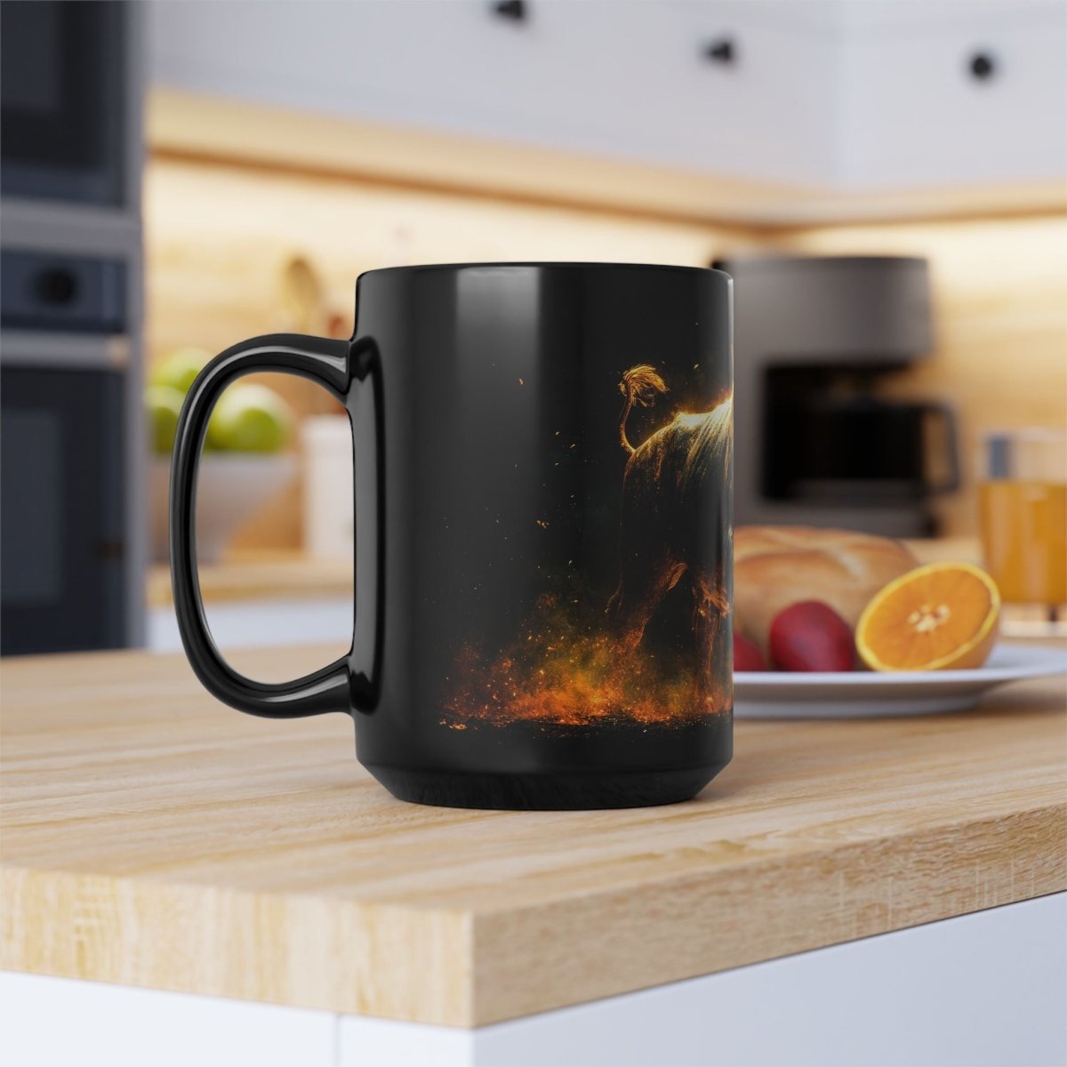 π₯ Infernal Bull β Fiery Strength Mug πβ - Elegant Deer