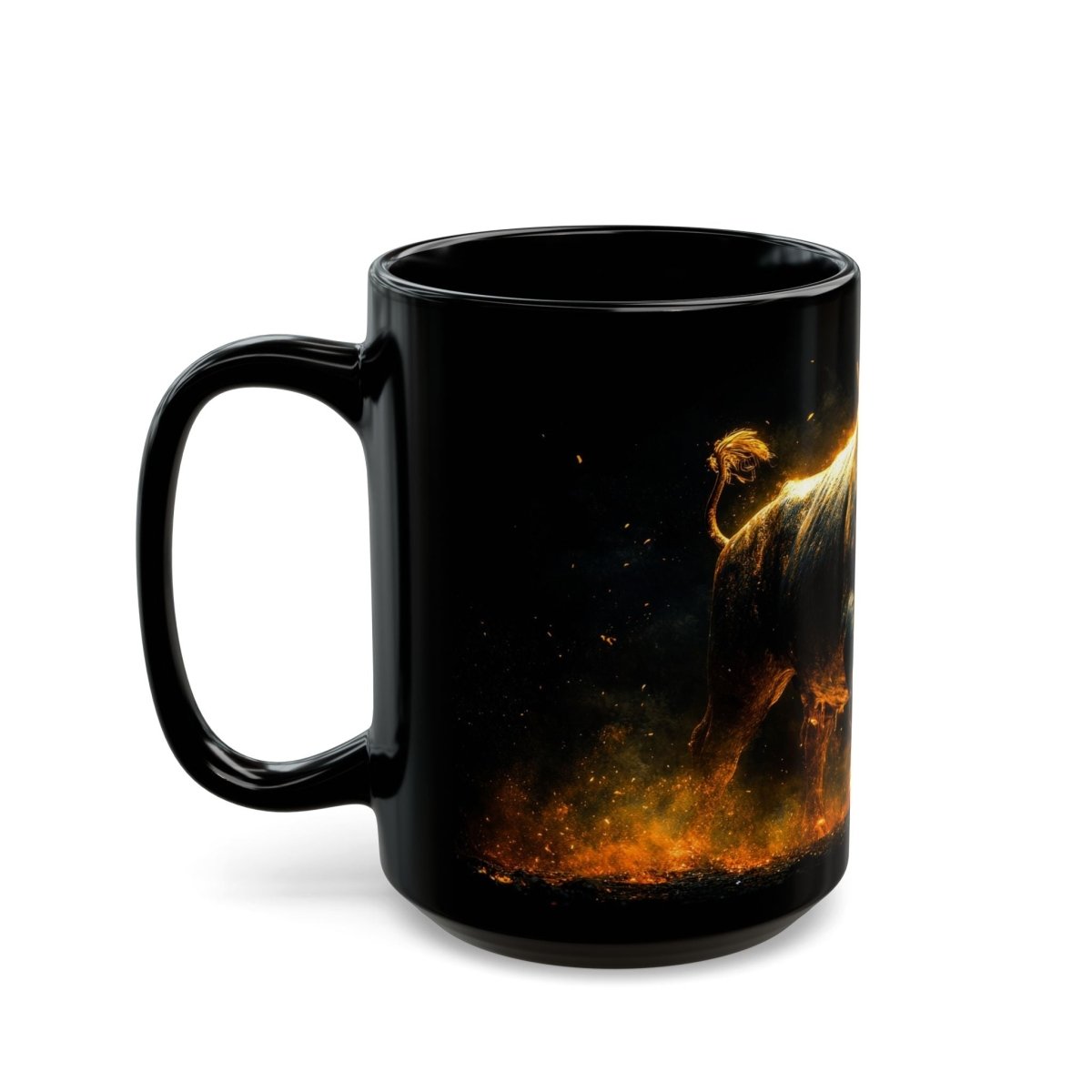 π₯ Infernal Bull β Fiery Strength Mug πβ - Elegant Deer
