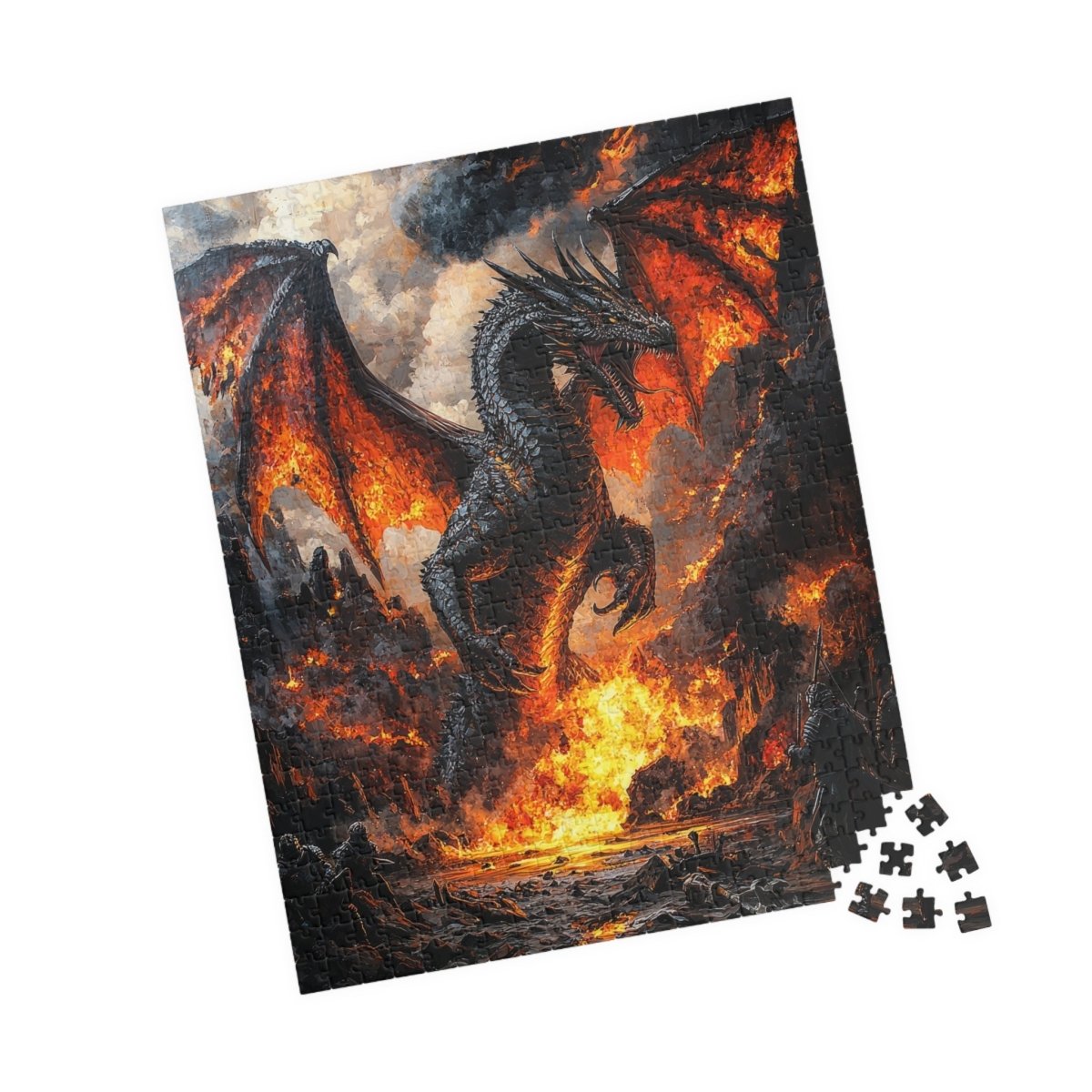 ๐ Inferno Dragon Puzzle โ Epic Fantasy Edition ๐ฅ - Elegant Deer