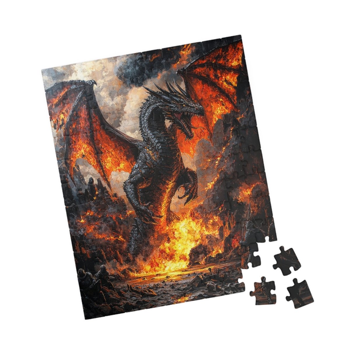 ๐ Inferno Dragon Puzzle โ Epic Fantasy Edition ๐ฅ - Elegant Deer