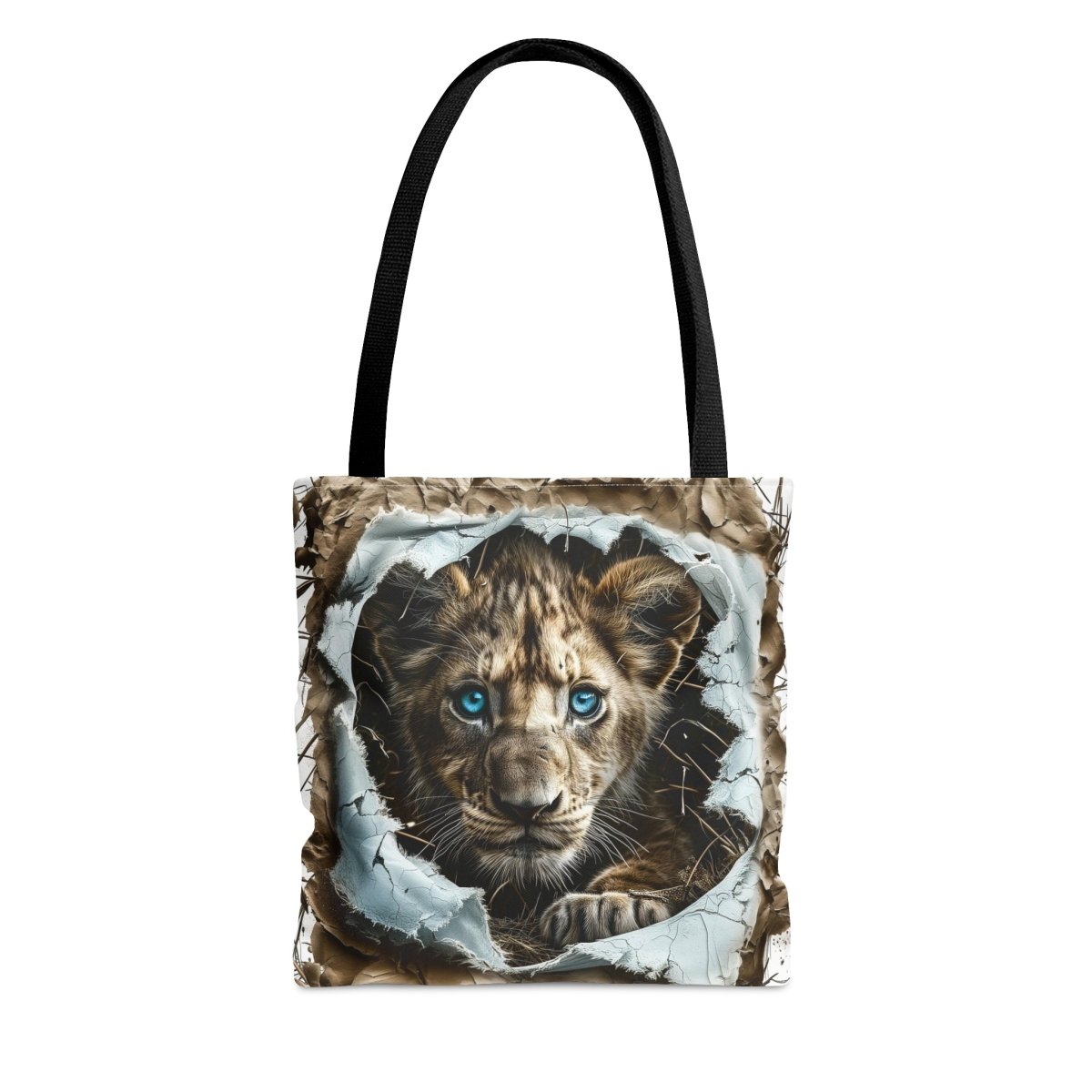 Lion Father with Son Tote Bag - Elegant Deer