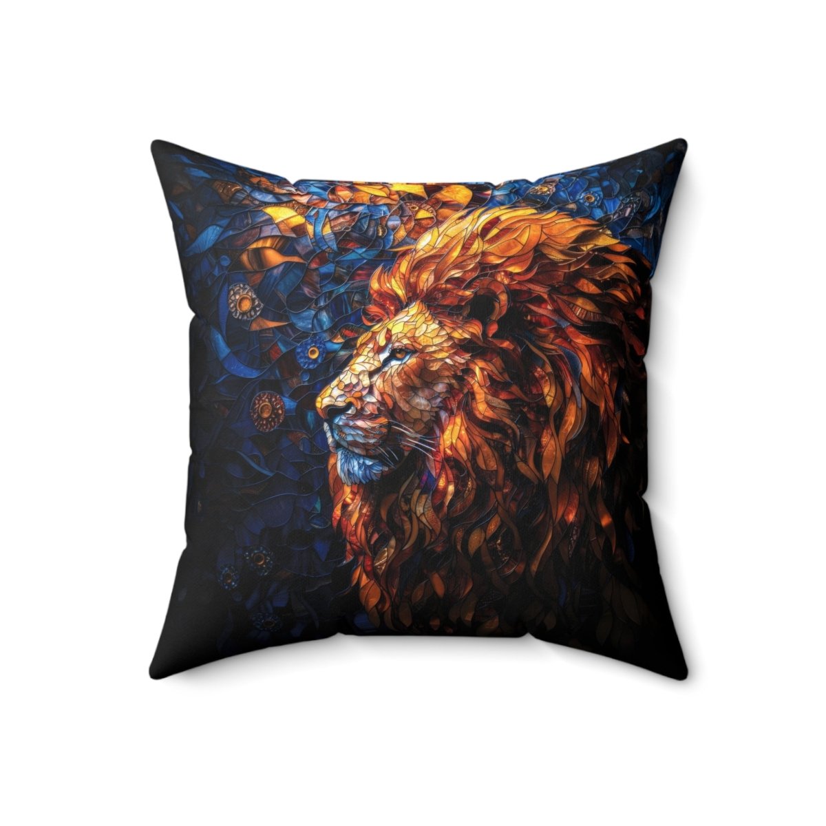 Lion Mosaic Pillow - Elegant Deer