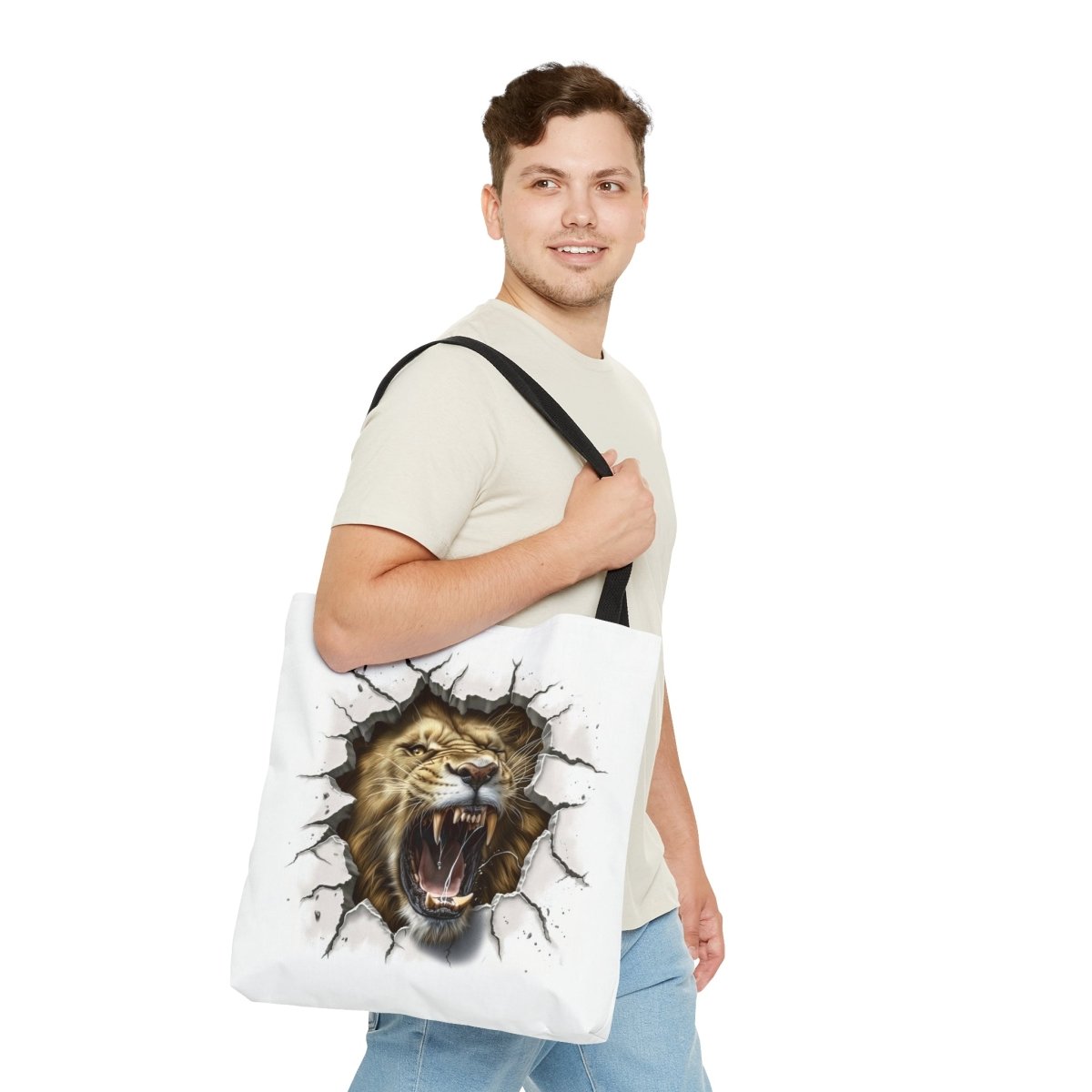 Lion's strength Tote Bag - Elegant Deer