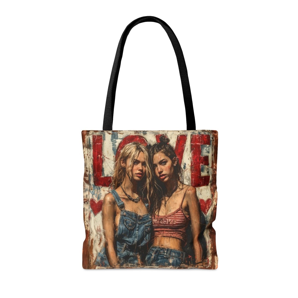 Love and Harmony Tote Bag - Elegant Deer
