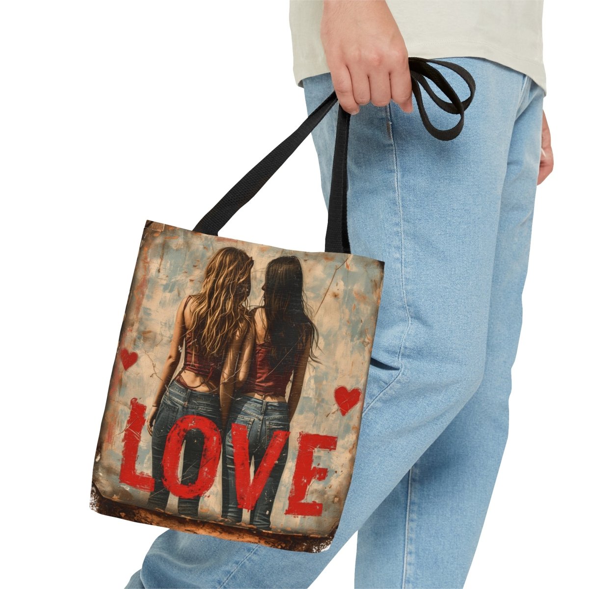 Love and Harmony Tote Bag - Elegant Deer
