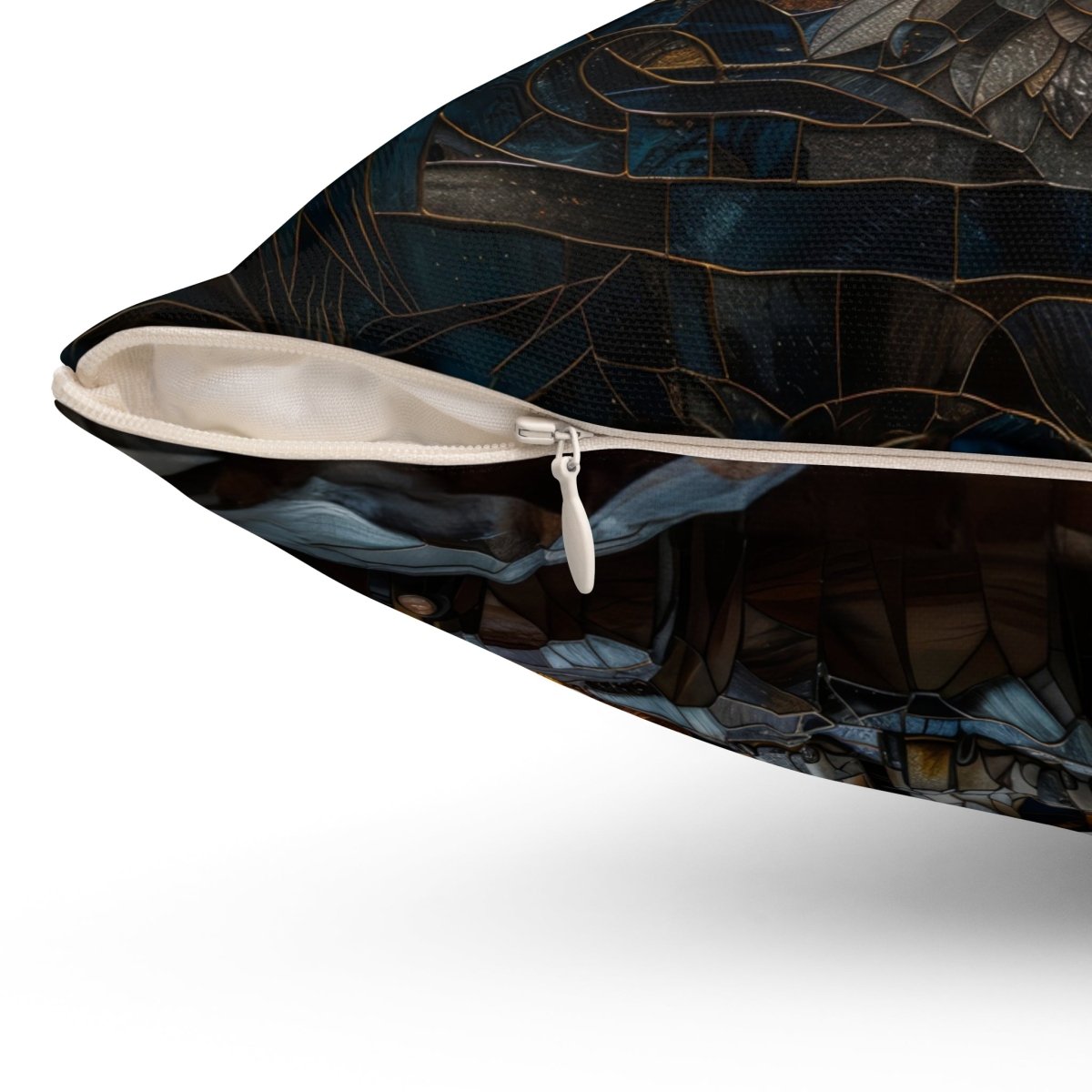 Luxury Wolf Stained Glass Design Pillow - Elegant Deer