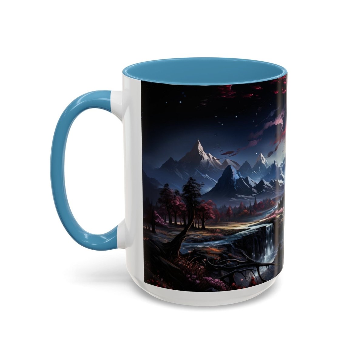 Magical Landscape Coffee Mug, 15oz - Elegant Deer