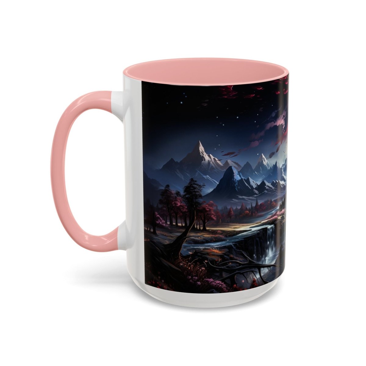 Magical Landscape Coffee Mug, 15oz - Elegant Deer