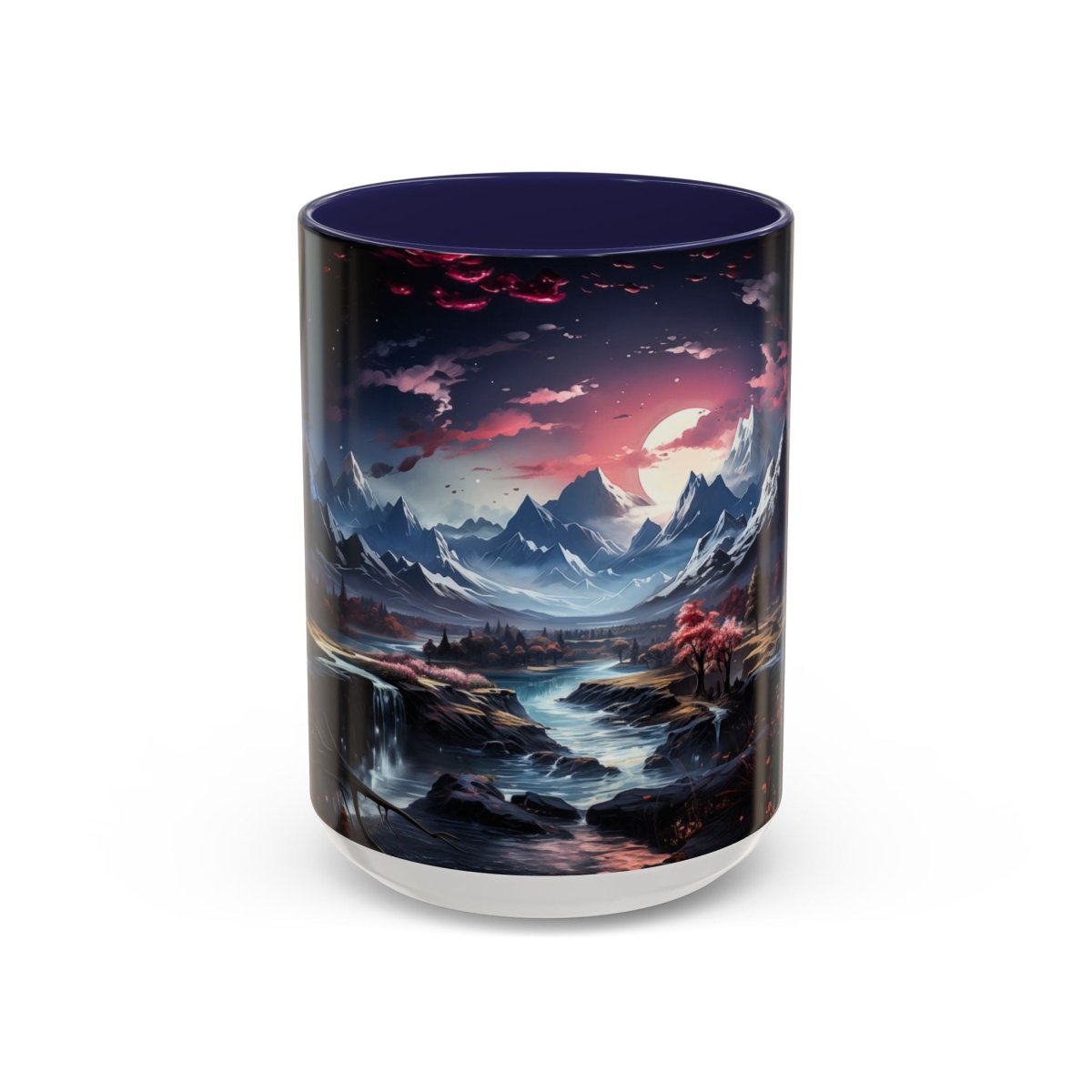 Magical Landscape Coffee Mug, 15oz - Elegant Deer