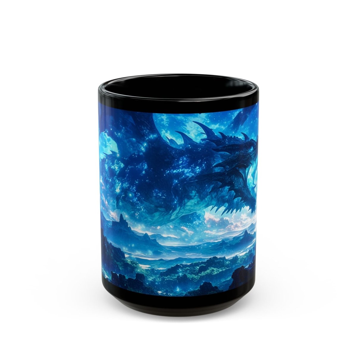Majestic Dragon Fantasy Mug – Ignite Your Imagination 15oz - Elegant Deer