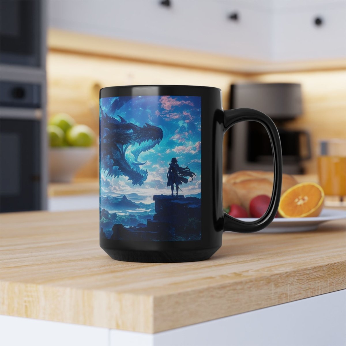 Majestic Dragon Fantasy Mug – Ignite Your Imagination 15oz - Elegant Deer