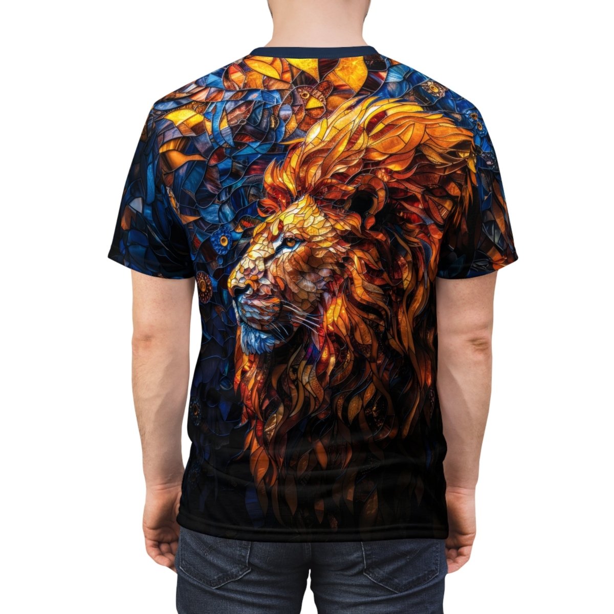 Majestic Lion King T-Shirt (AOP) - Elegant Deer