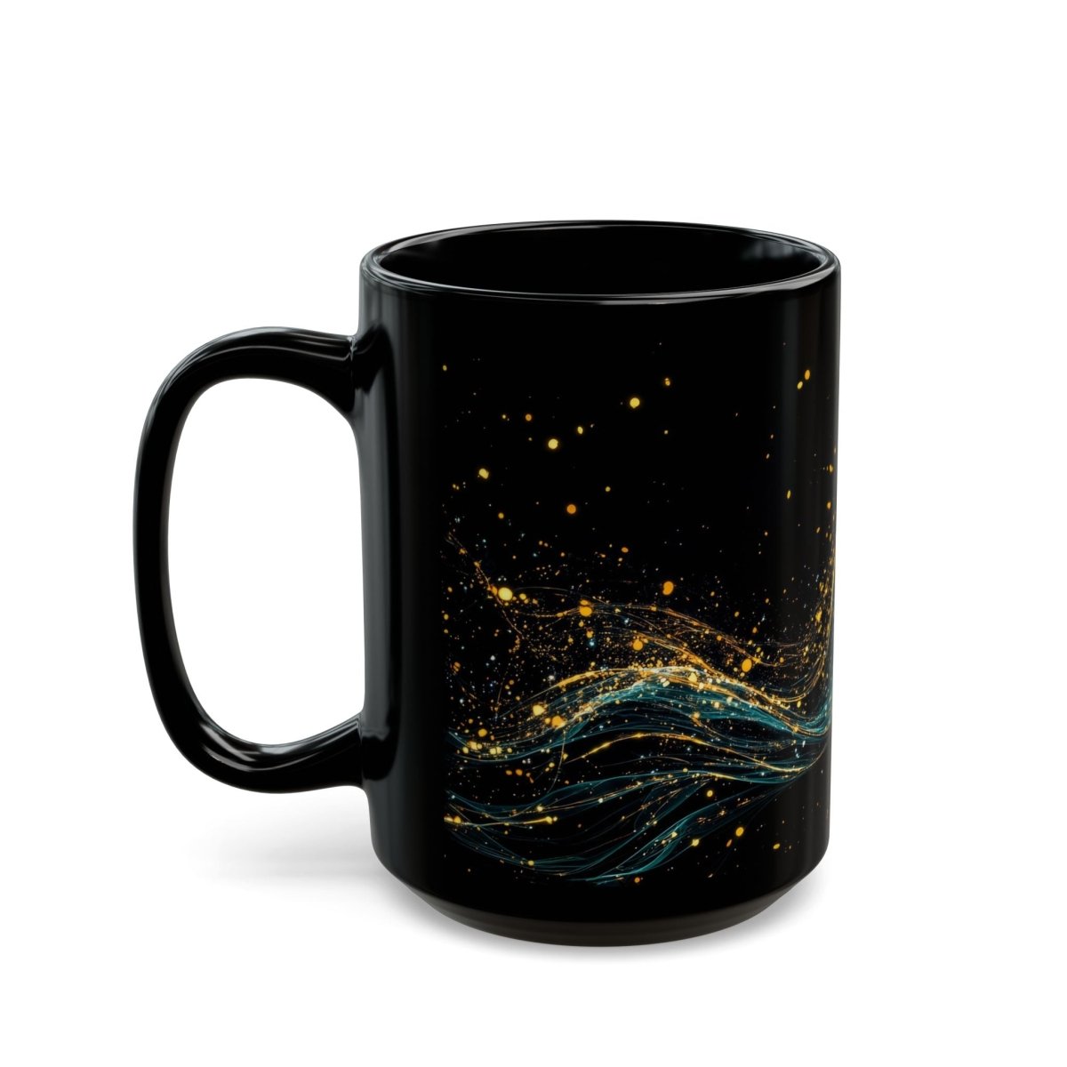 ♒ Mystic Aquarius – Celestial Water Bearer Mug - Elegant Deer