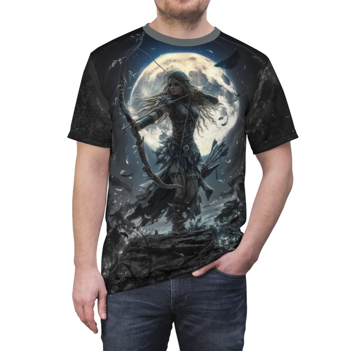 Mystic Archer T-Shirt (AOP) - Elegant Deer