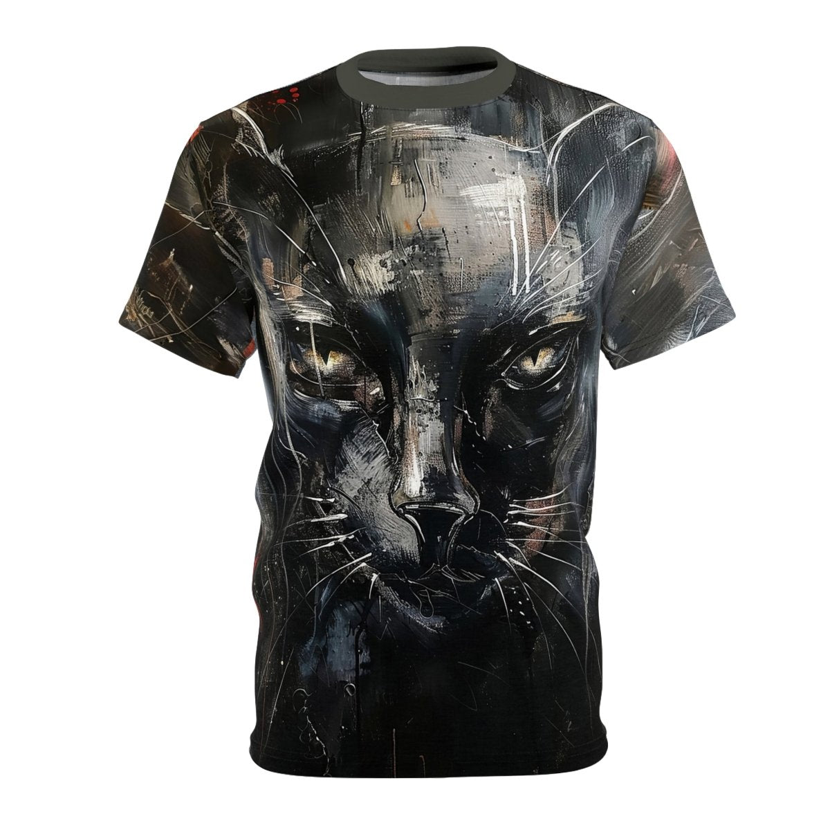 Mystic Feline T-Shirt (AOP) - Elegant Deer