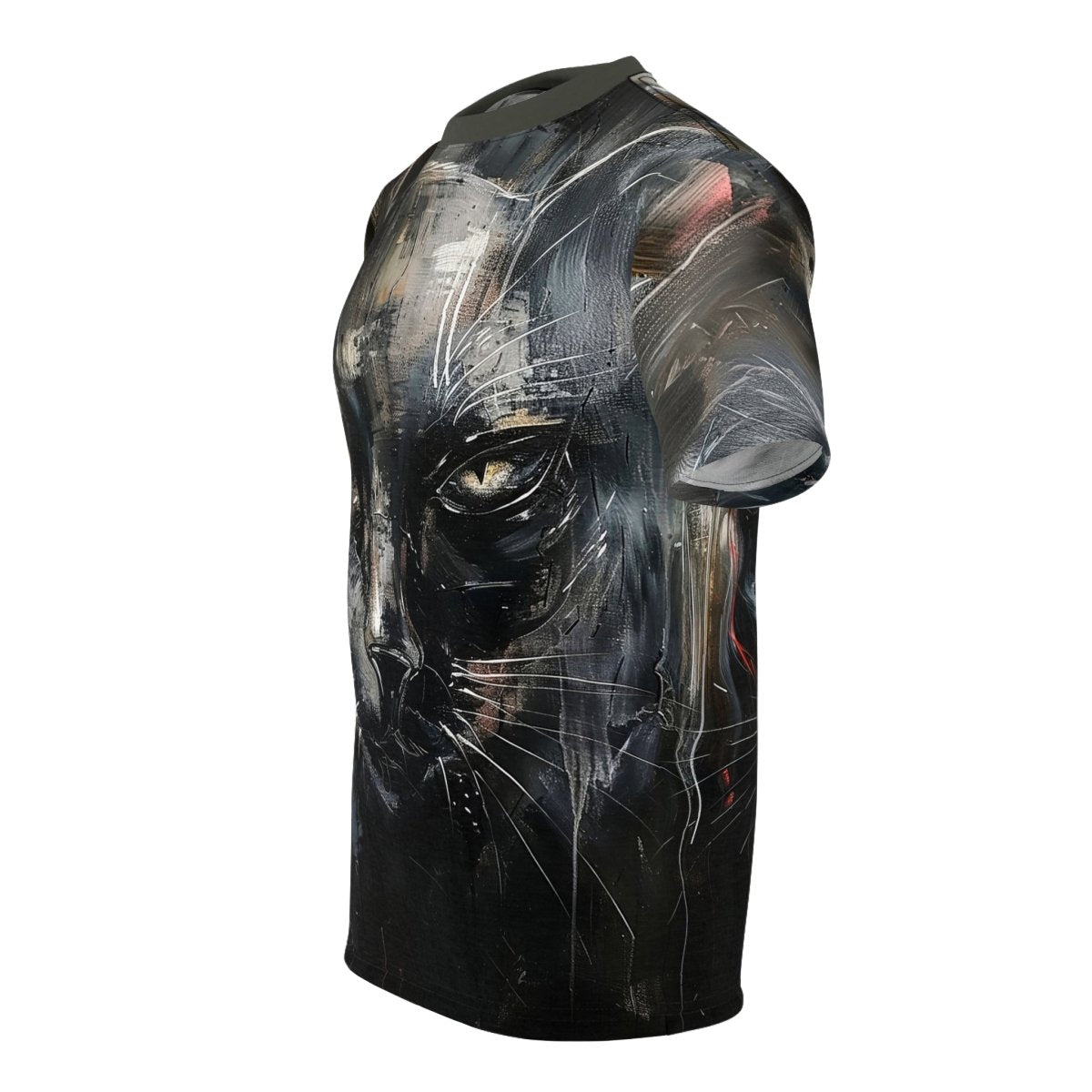 Mystic Feline T-Shirt (AOP) - Elegant Deer