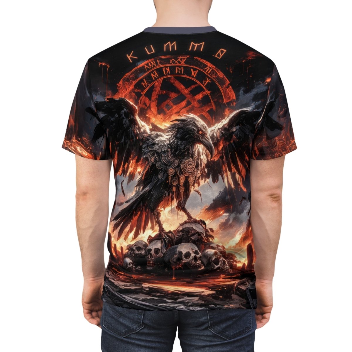Mystic Raven Prophecy T-Shirt (AOP) - Elegant Deer