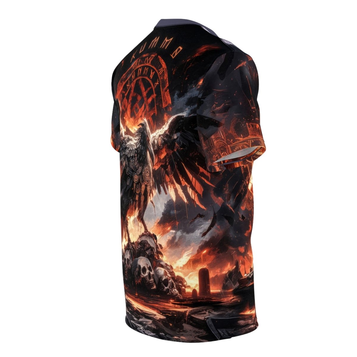 Mystic Raven Prophecy T-Shirt (AOP) - Elegant Deer