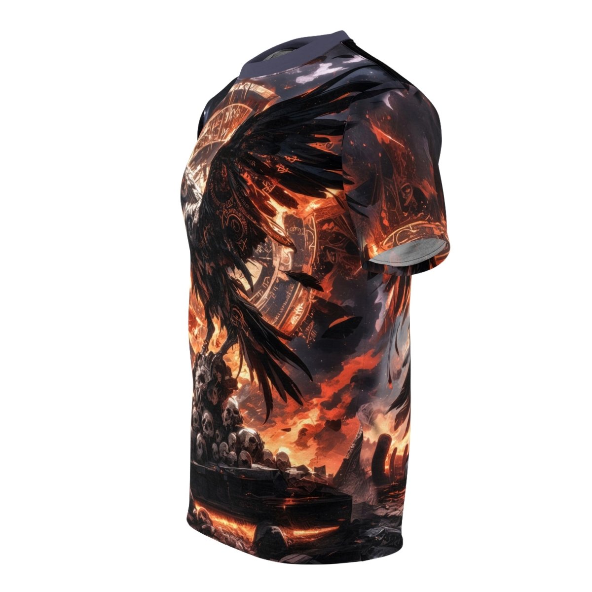 Mystic Raven Prophecy T-Shirt (AOP) - Elegant Deer