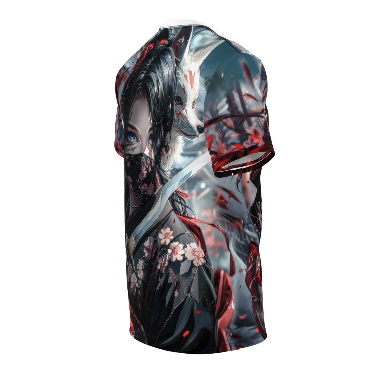 Mystic Samurai Guardian T-Shirt (AOP) - Elegant Deer