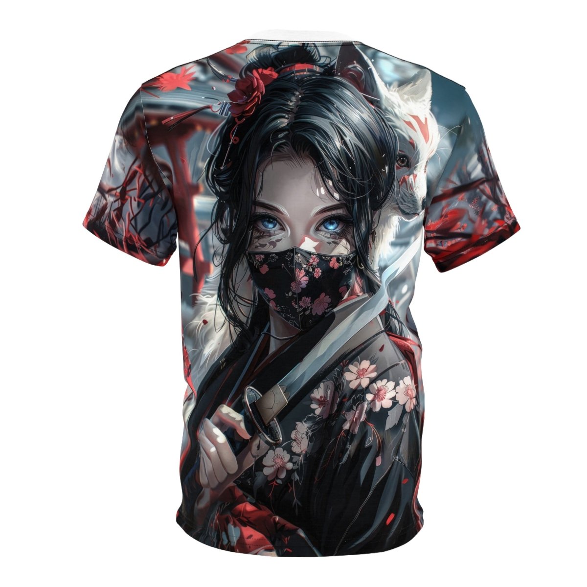 Mystic Samurai Guardian T-Shirt (AOP) - Elegant Deer