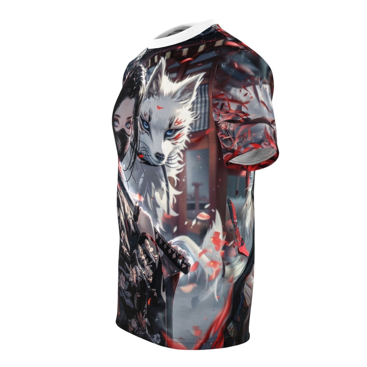 Mystic Samurai Guardian T-Shirt (AOP) - Elegant Deer
