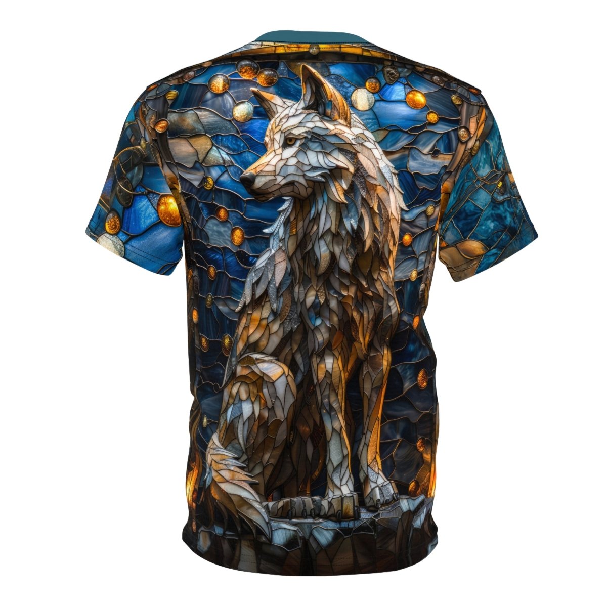 Mystic Wolf Artistry T-Shirt (AOP) - Elegant Deer