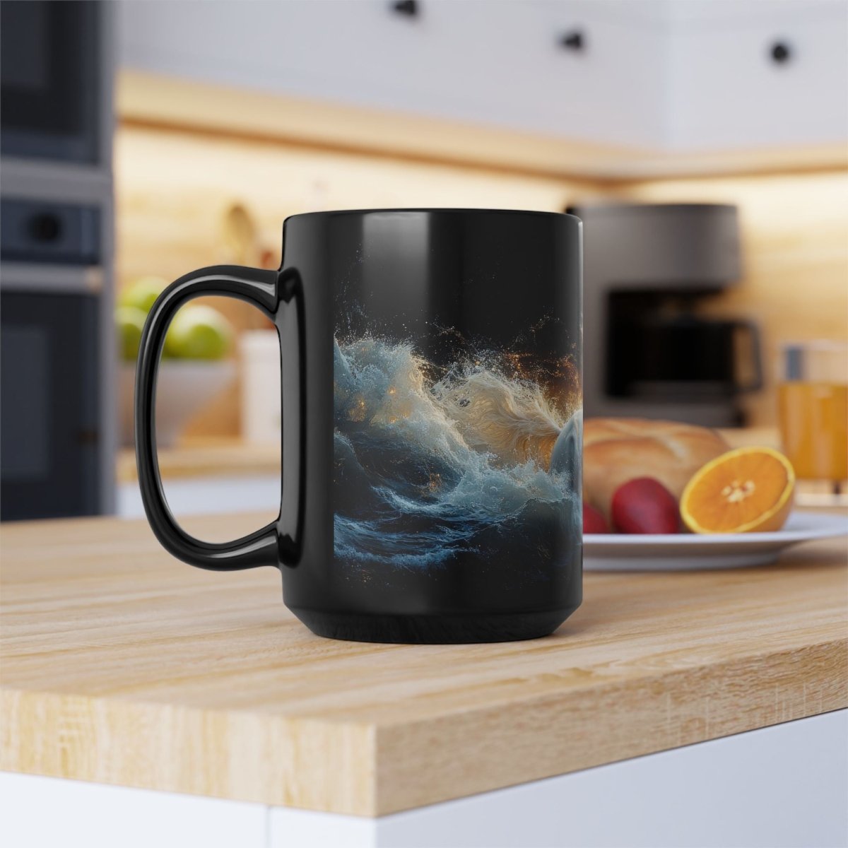 🐴 Ocean Horse – Mystical Waves Mug 🌊 - Elegant Deer