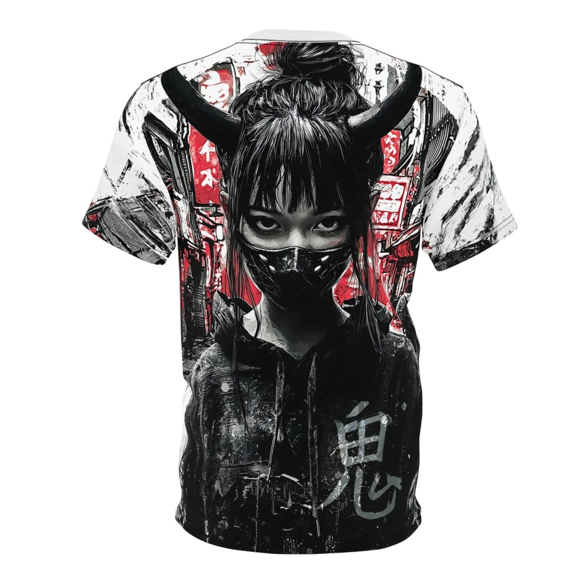 Oni Warrior: Urban Demon T-Shirt (AOP) - Elegant Deer