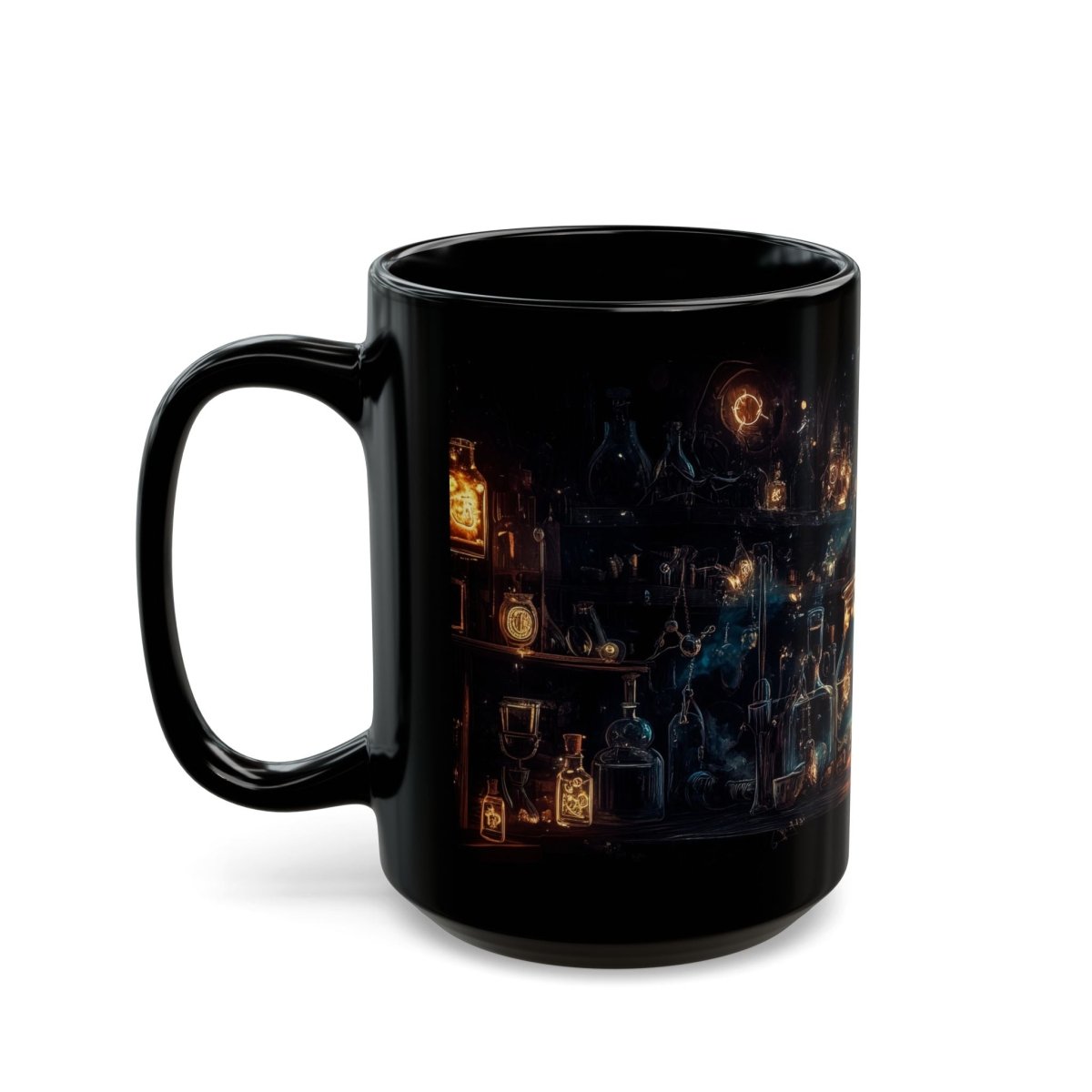 🦉 Owl Alchemist – Magical Wisdom Mug ⚗️ - Elegant Deer