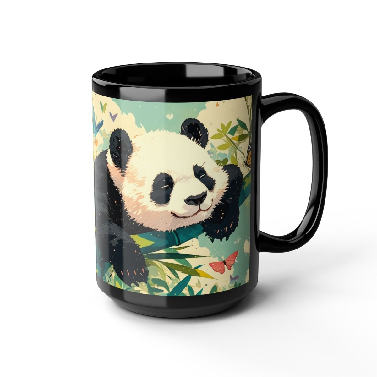 Playful Panda Mug – Too Lazy to Care - 15oz - Elegant Deer