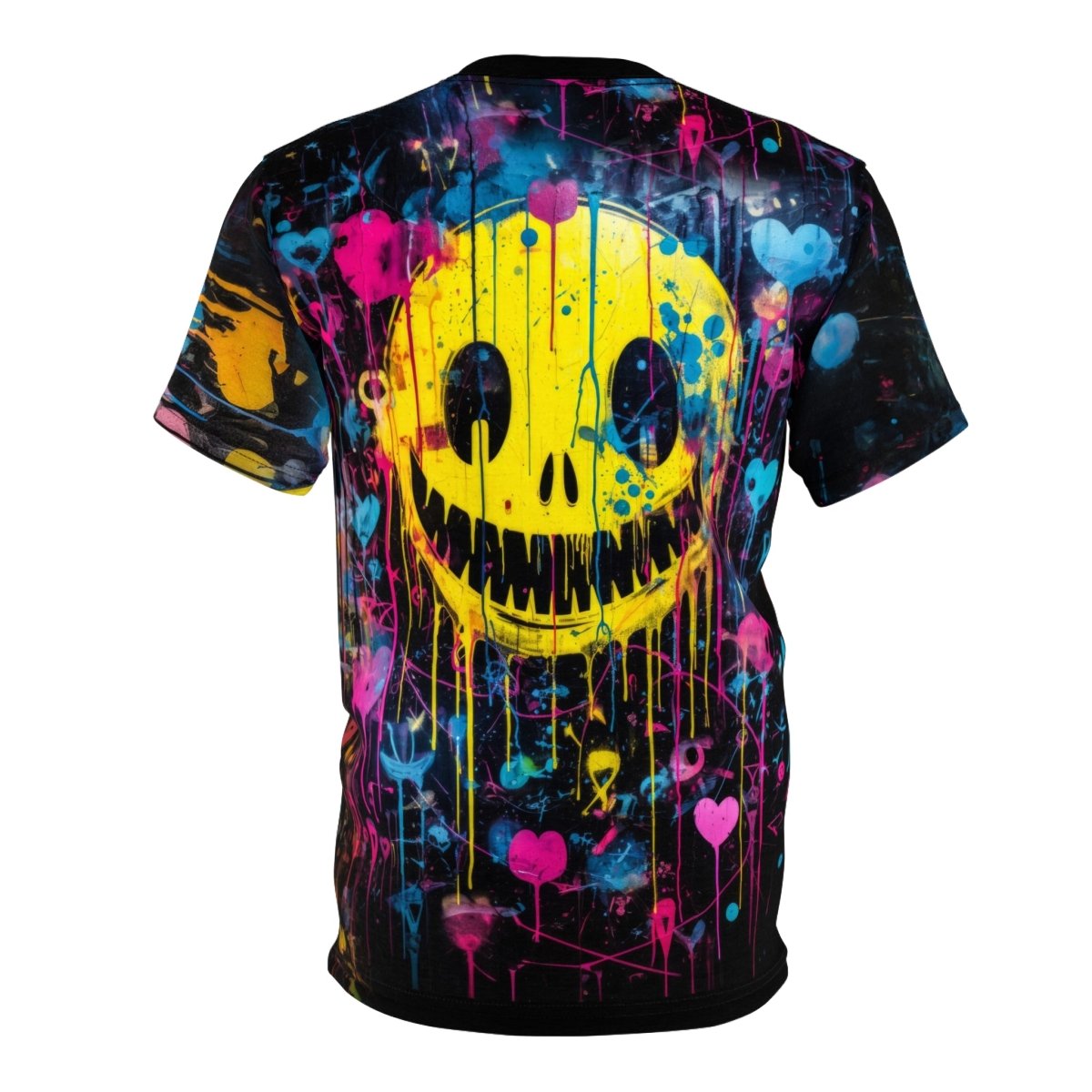 Rebellious Radiance T-Shirt (AOP) - Elegant Deer