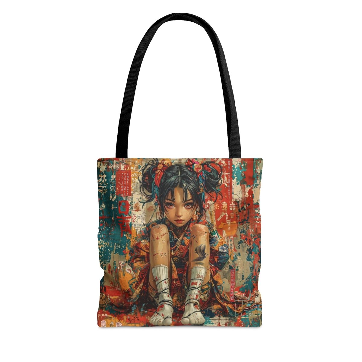 Rebels Tattoo Tote Bag - Elegant Deer