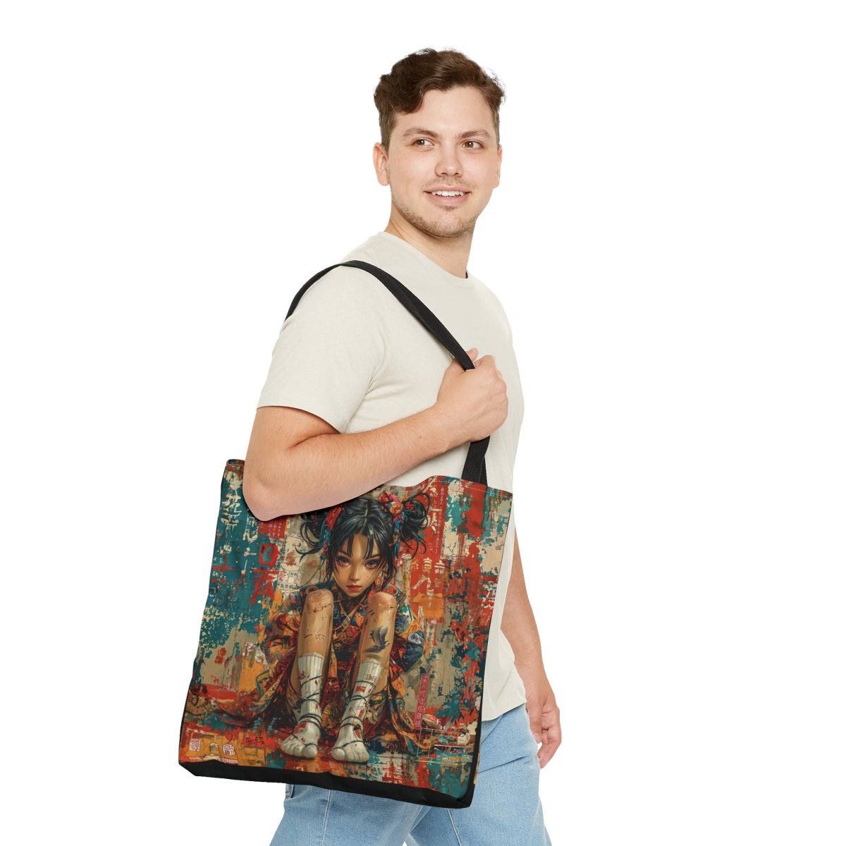 Rebels Tattoo Tote Bag - Elegant Deer