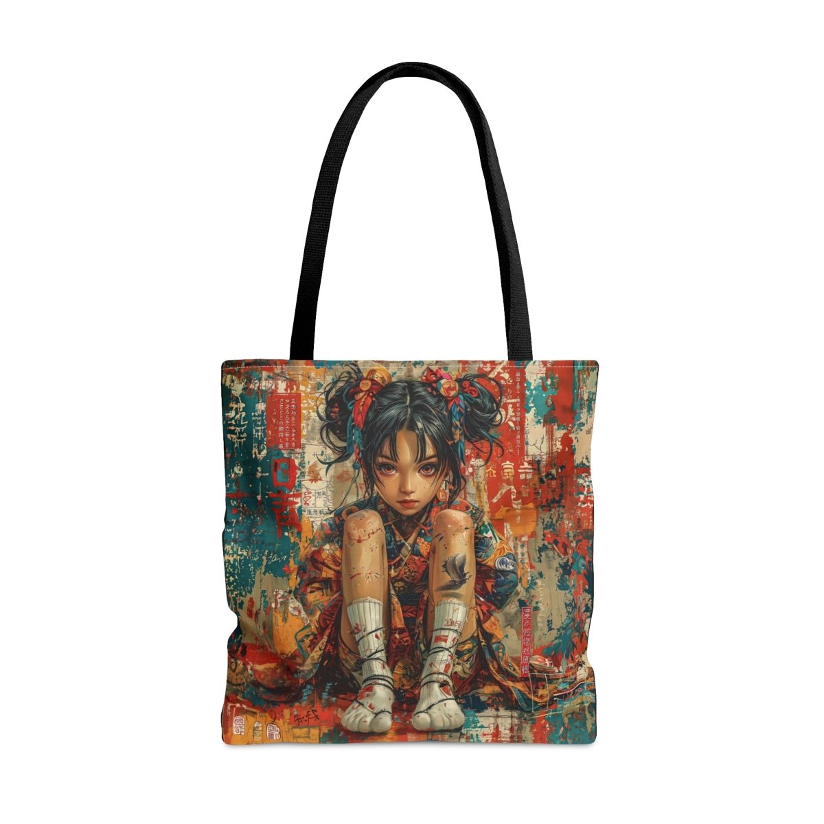 Rebels Tattoo Tote Bag - Elegant Deer
