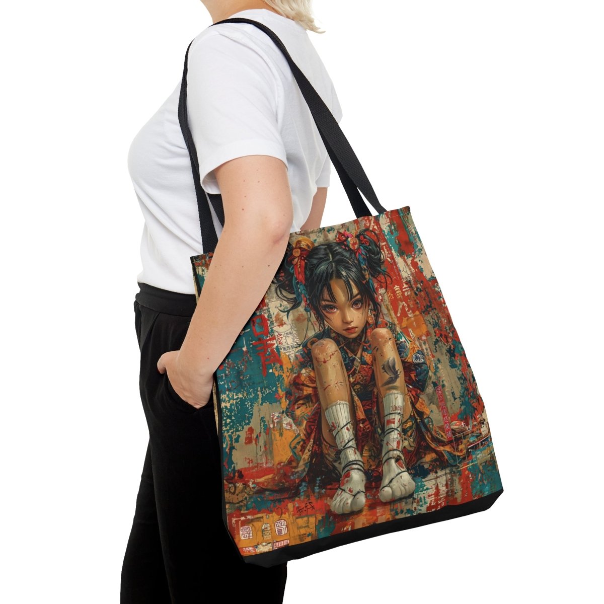 Rebels Tattoo Tote Bag - Elegant Deer