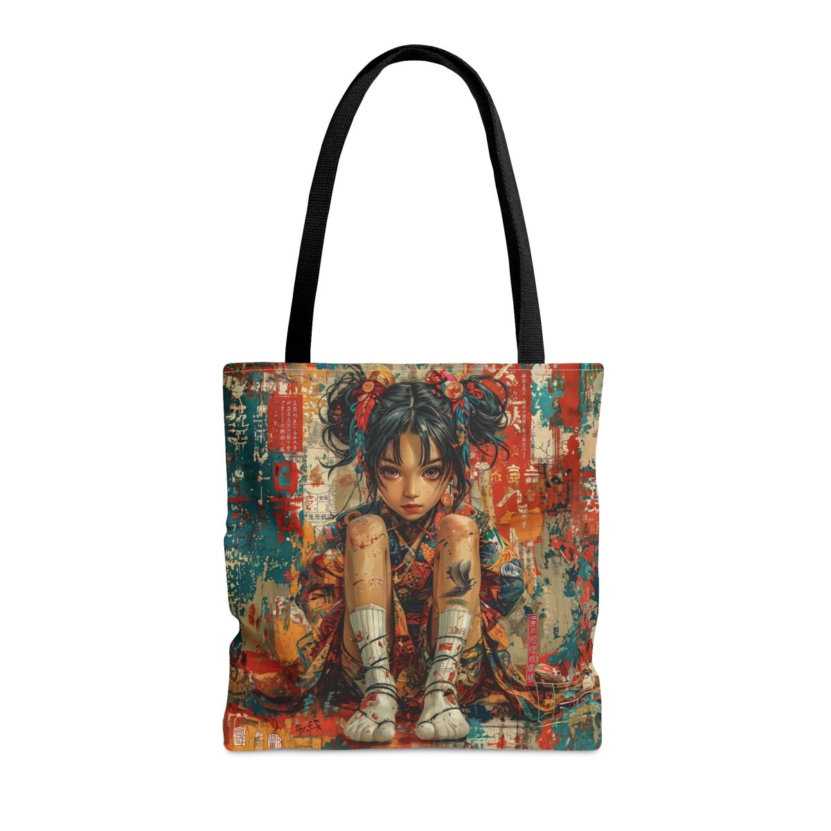 Rebels Tattoo Tote Bag - Elegant Deer