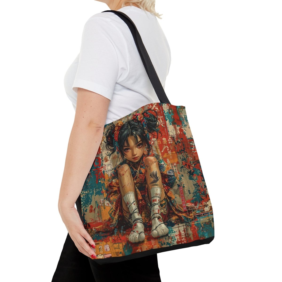 Rebels Tattoo Tote Bag - Elegant Deer
