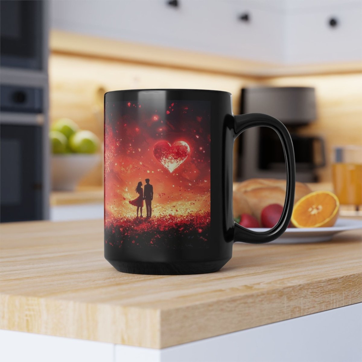 Romantic Love Mug – Perfect for Couples and Special Moments 15oz - Elegant Deer
