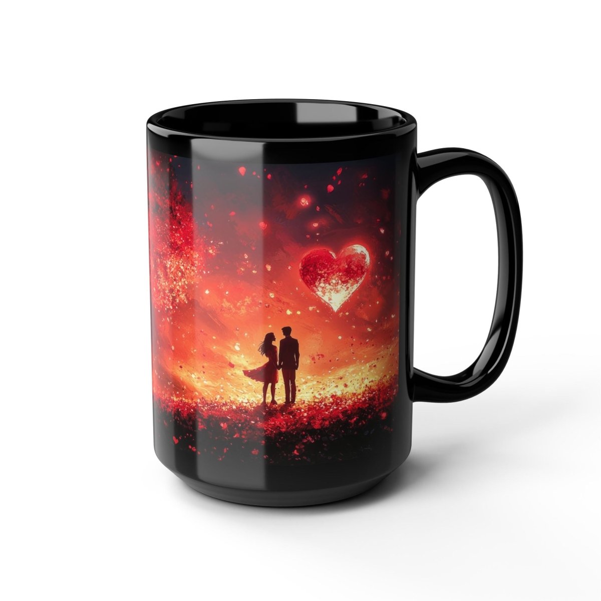 Romantic Love Mug – Perfect for Couples and Special Moments 15oz - Elegant Deer