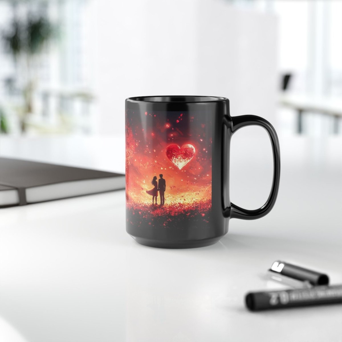 Romantic Love Mug – Perfect for Couples and Special Moments 15oz - Elegant Deer