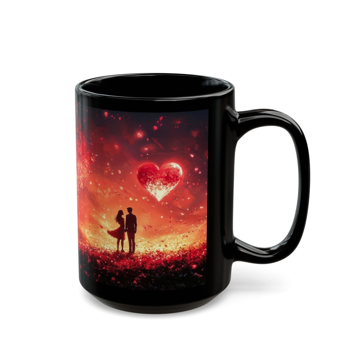 Romantic Love Mug – Perfect for Couples and Special Moments 15oz - Elegant Deer